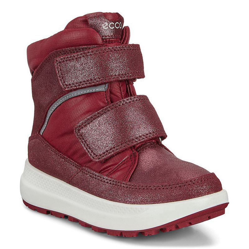 Kids Ecco Solice K - Tall Boots Red - India HKTXMW385